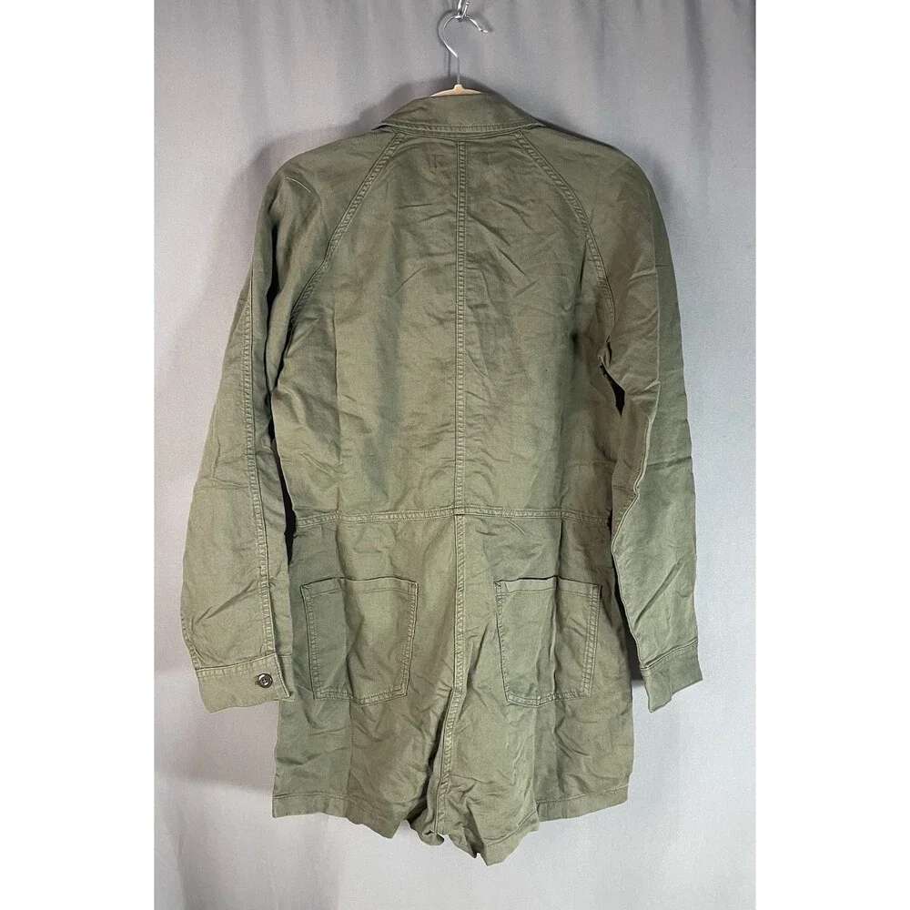 NEW Outerknown Women's Station Suit Shortall Olive Night Small | Sustainable - Picture 2 of 4